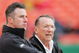 KANSAS CITY, MO - DECEMBER 25: Quarterback Rich Gannon stands with Oakland Raiders owner Al Davis prior to the game against the Kansas City Chiefs at Arrowhead Field on December 25, 2004 in Kansas City, Missouri. The Chiefs defeated the Raiders 31-30. (Photo by Jamie Squire/Getty Images)