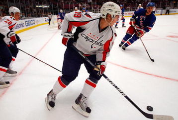 NEW YORK - SEPTEMBER 24:  Nicklas Backstrom #19 of the Washington Capitals skates against the New York Rangers during their preseason game on  September 24, 2009 at Madison Square Garden in New York City.  (Photo by Jim McIsaac/Getty Images)