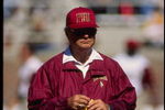 21 OCT 1995:  FLORIDA STATE HEAD COACH BOBBY BOWDEN DURING THE SEMINOLES 42-10 VICTORY OVER THE GEORGIA TECH YELLOWJACKETS AT DOAK CAMPBELL STADIUM IN TALLAHASSEE, FLORIDA.  MANDATORY CREDIT:  ANDY LYONS/ALLSPORT USA