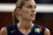ATHENS - AUGUST 24:  Francesca Piccinini #12 of Italy looks on during her team's 3-2 loss to Cuba in the women's indoor Volleyball quarterfinal match on August 24, 2004 during the Athens 2004 Summer Olympic Games at the Peace and Friendship Stadium part of the Faliro Coastal Zone Olympic Complex in Athens, Greece. (Photo by Donald Miralle/Getty Images)