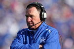 LEXINGTON, KY - NOVEMBER 08: Head Coach of the Kentucky Wildcats Rich Brooks is pictured during the game against the Georgia Bulldogs at Commonwealth Stadium on November 8, 2008 in Lexington, Kentucky. (Photo by Andy Lyons/Getty Images)