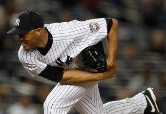 NEW YORK - SEPTEMBER 30:  Mariano Rivera #42 of the New York Yankees pitches in the 9th inning against the Kansas City Royals during the game on September 30, 2009 at Yankee Stadium in the Bronx borough of New York City.  (Photo by Jared Wickerham/Getty Images)