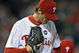 PHILADELPHIA - SEPTEMBER 28: Starting pitcher Cole Hamels #35 of the Philadelphia Phillies waits on the mound bfore being pulled during the game against the Houston Astros on September 28, 2009 at Citizens Bank Park in Philadelphia, Pennsylvania. The Astros won 8-2.(Photo by Drew Hallowell/Getty Images)