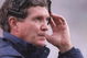 28 Sep 1996:  Head coach Mack Brown of the North Carolina Tar Heels looks on from the sideline as he watches his team during a play in the Tar Heels 13-0 loss to the Seminoles at Doak S. Campbell Stadium in Tallahassee, Florida.   Mandatory Credit: Scott