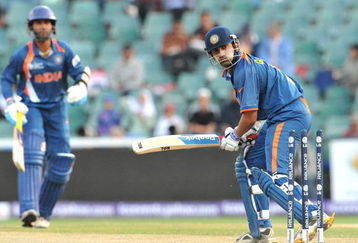 JOHANNESBURG, SOUTH AFRICA - SEPTEMBER 30: Gautam Ghambir of India bowled by Kemar Roach of the West Indies for 6 runs during The ICC Champions Trophy Group A Match between India and West Indies at Wanderers Stadium on September 30, 2009 in Johannesburg, South Africa. (Photo by Duif du Toit/Gallo Images/Getty Images)