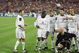 18 Apr 2001:  Karl Power a Manchester United supporter becomes an instant legend as he is spotted by Manchester United players after being in the team group posing as Eric Cantona before the UEFA Champions League Quarter Finals second leg match between Bayern Munich and Manchester United played at the Olympic Stadium, in Munich, Germany. Bayern Munich won the match 2-1, and went through to the semi-finals with a 3-1 aggregate win. \ Mandatory Credit: Shaun Botterill /Allsport