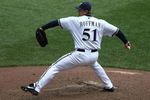 MILWAUKEE - MAY 14: Trevor Hoffman #51 of the Milwaukee Brewers delivers the ball against the Florida Marlins on May 14, 2009 at Miller Park in Milwaukee, Wisconsin. The Brewers defeated the Marlins 5-3. (Photo by Jonathan Daniel/Getty Images)