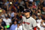 ST PETERSBURG, FL - OCTOBER 19:  Starting pitcher Jon Lester #31 of the Boston Red Sox looks on against the Tampa Bay Rays in game seven of the American League Championship Series during the 2008 MLB playoffs on October 19, 2008 at Tropicana Field in St Petersburg, Florida.  (Photo by Doug Benc/Getty Images)