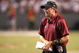 RALEIGH, NC - SEPTEMBER 03:  Head coach Steve Spurrier of the South Carolina Gamecocks watches on from the sidelines against the North Carolina State Wolfpack during their game at Carter-Finley Stadium on September 3, 2009 in Raleigh, North Carolina.  (Photo by Streeter Lecka/Getty Images)