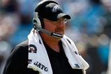 CHARLOTTE, NC - SEPTEMBER 13:  Head Coach of the Philadelphia Eagles, Andy Reid, stands on the field during their NFL season opener against the Carolina Panthers at Bank of America Stadium on September 13, 2009 in Charlotte, North Carolina.  (Photo by Streeter Lecka/Getty Images)