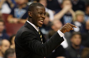 PHILADELPHIA - MARCH 19:  Anthony Grant head coach of the VCU Rams talks to the team during the game against the UCLA Bruins during the first round of the NCAA Division I Men's Basketball Tournament at the Wachovia Center on March 19, 2009 in Philadelphia, Pennsylvania.  (Photo by Jim McIsaac/Getty Images)