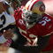 SAN FRANCISCO - OCTOBER 04:  Patrick Willis #52 of the San Francisco 49ers sacks Kyle Boller #12 of the St. Louis Rams during an NFL game on October 4, 2009 at Candlestick Park in San Francisco, California.  (Photo by Jed Jacobsohn/Getty Images)