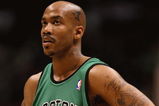 EAST RUTHERFORD, NJ - MARCH 04:  Stephon Marbury #8 of Boston Celtics looks on against the New Jersey Nets during their game on March 4th, 2009 at The Izod Center in East Rutherford, New Jersey.  NOTE TO USER: User expressly acknowledges and agrees that, by downloading and/or using this Photograph, user is consenting to the terms and conditions of the Getty Images License Agreement. Photo By Al Bello/Getty Images  (Photo by Al Bello/Getty Images)