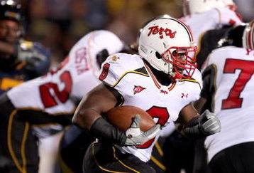 BERKELEY, CA - SEPTEMBER 05:  Davin Meggett #8 of the Maryland Terrapins runs with the ball during their game against the California Golden Bears at California Memorial Stadium on September 5, 2009 in Berkeley, California.  (Photo by Ezra Shaw/Getty Images)