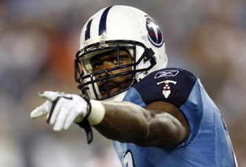 NASHVILLE, TN - AUGUST 15: Kenny Britt #18 of the Tennessee Titans looks to the sideline against the Tampa Bay Buccaneers during a preseason NFL game at LP Field on August 15, 2009 in Nashville, Tennessee. The Titans beat the Buccaneers 27-20. (Photo by Joe Murphy/Getty Images) 