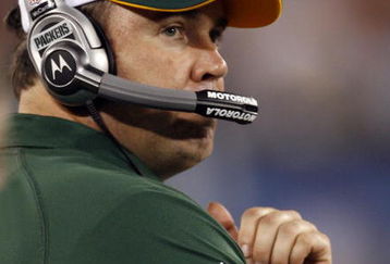NASHVILLE, TN - AUGUST 30:  Mike McCarthy, head coach of the Green Bay Packers looks on from the sideline during a preseason game on August 30, 2007 at LP Field in Nashville, Tennessee. The Titans beat the Packers 30-14. (Photo by Joe Murphy/Getty Images)