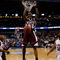 TAMPA, FL - MARCH 14: Jarvis Varnado #32 of the Mississippi State Bulldogs dunks the ball around Quintin Thornton #32 of the Louisiana State University Tigers during the Semifinal round of the SEC Men's Basketball Tournament on March 14, 2009 at The St. Pete Times Forum in Tampa, Florida. (Photo by Chris Graythen/Getty Images)