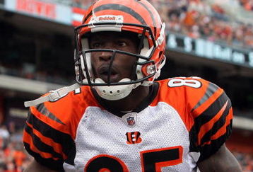 CLEVELAND - OCTOBER 04:  Chad Ochocinco #85 of the Cincinnati Bengals looks on against the Cleveland Browns during their game at Cleveland Browns Stadium on October 4, 2009 in Cleveland, Ohio.  (Photo by Jim McIsaac/Getty Images)