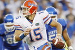 LEXINGTON, KY - SEPTEMBER 26:   of the Florida Gators of the Kentucky Wildcats during the game at Commonwealth Stadium on September 26, 2009 in Lexington, Kentucky. (Photo by Andy Lyons/Getty Images)