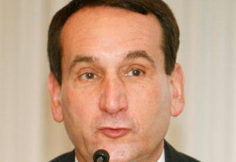 NEW YORK - JUNE 18:  Duke University basketball coach Michael Krzyzewski attends  the 68th annual Father Of The Year awards at New York Sheraton Hotel & Tower on June 18, 2009 in New York City.  (Photo by Amy Sussman/Getty Images)