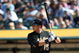 OAKLAND, CA - APRIL 12: Ryan Sweeney #15 of the Oakland Athletics bats against the Seattle Mariners during a Major League Baseball game on April 12, 2009 at the Oakland Coliseum in Oakland, California. (Photo by Jed Jacobsohn/Getty Images)
