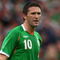 LIMERICK, IRELAND - AUGUST 12: Robbie Keane of Republic of Ireland in action during the International Friendly match between Republic of Ireland and Australia at Thomond Park on August 12, 2009 in Limerick, Ireland. (Photo by Ian Walton/Getty Images)