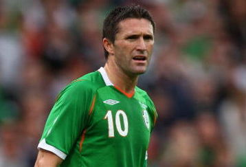 LIMERICK, IRELAND - AUGUST 12:  Robbie Keane of Republic of Ireland in action during the International Friendly match between Republic of Ireland and Australia at Thomond Park on August 12, 2009 in Limerick, Ireland.  (Photo by Ian Walton/Getty Images)