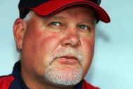 NEW YORK - JULY 22:  Manager Ron Gardenhire of the Minnesota Twins looks on before playing the New York Yankees at Yankee Stadium July 22, 2008 in the Bronx borough of New York City.  (Photo by Jim McIsaac/Getty Images)