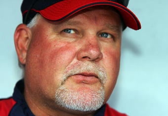 NEW YORK - JULY 22:  Manager Ron Gardenhire of the Minnesota Twins looks on before playing the New York Yankees at Yankee Stadium July 22, 2008 in the Bronx borough of New York City.  (Photo by Jim McIsaac/Getty Images)