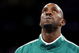 LOS ANGELES, CA - DECEMBER 25: Kevin Garnett #5 of the Boston Celtics looks on before the game against the Los Angeles Lakers at Staples Center on December 25, 2008 in Los Angeles, California. The Lakers defeated the Celtics 92-83. NOTE TO USER: User expressly acknowledges and agrees that, by downloading and or using this Photograph, user is consenting to the terms and conditions of the Getty Images License Agreement. (Photo by Lisa Blumenfeld/Getty Images)