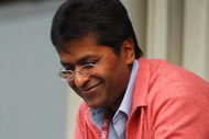 LONDON, ENGLAND - JUNE 14: Lalit Modi, Commissioner of the Indian Premier League looks on during the ICC World Twenty20 Super Eights match between England and India at Lord's on June 14, 2009 in London, England. (Photo by Tom Shaw/Getty Images)
