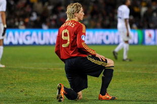 BLOEMFONTEIN, SOUTH AFRICA - JUNE 24: Fernando Torres of Spain kneels dejected during the FIFA Confederations Cup Semi Final match between Spain and USA at Free State Stadium on June 24, 2009 in Bloemfontein, South Africa. USA won the match 2-0. (Photo by Jasper Juinen/Getty Images)