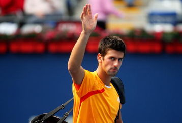 BEIJING - OCTOBER 10:  Novak Djokovic of Serbia gives regards to audiences after winning against Robin Soderling of Sweden in the Semifinals during day nine of the 2009 China Open at the National Tennis Centre on October 10, 2009 in Beijing, China.(Photo by Feng Li/Getty Images)
