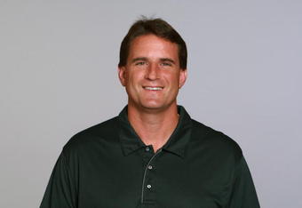 JACKSONVILLE, FL - 2009:  Mike Shula of the Jacksonville Jaguars poses for his 2009 NFL headshot at photo day in Jacksonville, Florida.  (Photo by NFL Photos)    