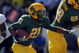 EUGENE, OR - SEPTEMBER 26: Running back LaMichael James #21 of the Oregon Ducks looks for some running room in the first quarter of the game against the California Bears at Autzen Stadium on September 26, 2009 in Eugene, Oregon. Oregon won the game 42-3. (Photo by Steve Dykes/Getty Images)