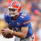 GAINESVILLE, FL - OCTOBER 7:  Quarterback Tim Tebow #15 of the Florida Gators runs with the ball during the game against the LSU Tigers at Ben Hill Griffin Stadium on October 7, 2006 in Gainesville, Florida. Florida won 23-10.  (Photo by Marc Serota/Getty Images)