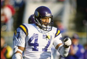 28 Oct 1990: Defensive back Joey Browner of the Minnesota Vikings looks on during a game against the Green Bay Packers at Milwaukee County Stadium in Milwaukee, Wisconsin. The Packers won the game, 24-10.