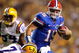BATON ROUGE, LA - OCTOBER 10:  Patrick Peterson #7 of the Louisiana State University Tigers tackles quarterback Tim Tebow #15 of the Florida Gators at Tiger Stadium on October 10, 2009 in Baton Rouge, Louisiana.  (Photo by Kevin C. Cox/Getty Images)
