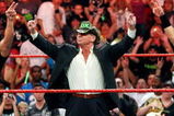 LAS VEGAS - AUGUST 24:  (L-R) Wrestler Triple H, World Wrestling Entertainment Inc. Chairman Vince McMahon and wrestler Shawn Michaels appear in the ring during the WWE Monday Night Raw show at the Thomas & Mack Center August 24, 2009 in Las Vegas, Nevada.  (Photo by Ethan Miller/Getty Images)