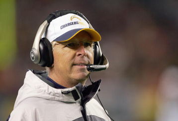 DENVER - NOVEMBER 19:  Offensive Coordinator Cam Cameron of the San Diego Chargers looks on during the game against the Denver Broncos on November 19, 2006 at Invesco Field at Mile High in Denver, Colorado. The Chargers defeated the Broncos 35-27 (Photo by Doug Pensinger/Getty Images)