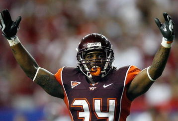 ATLANTA - SEPTEMBER 05:  Ryan Williams #34 of the Virginia Tech Hokies against the Alabama Crimson Tide during the Chick-fil-A Kickoff Game at Georgia Dome on September 5, 2009 in Atlanta, Georgia.  (Photo by Kevin C. Cox/Getty Images)