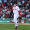 BOSTON - OCTOBER 11: Pitcher Jonathan Papelbon #58 of the Boston Red Sox reacts after being taken out of the game after blowing a save in the ninth inning against the Los Angeles Angels of Anaheim in Game Three of the ALDS during the 2009 MLB Playoffs at Fenway Park on October 11, 2009 in Boston, Massachusetts. The Angels defeated the Red Sox 7-6. (Photo by Jim Rogash/Getty Images)