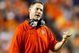 AUBURN, AL - SEPTEMBER 19: Head coach Gene Chizik of the Auburn Tigers looks on during the game against the West Virginia Mountaineers at Jordan-Hare Stadium on September 19, 2009 in Auburn, Alabama. (Photo by Kevin C. Cox/Getty Images)