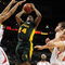 OKLAHOMA CITY - MARCH 11: Guard LaceDarius Dunn #24 of the Baylor Bears takes a shot against Toney McCray #30 of the Nebraska Cornhuskers during the Phillips 66 Big 12 Men's Basketball Championship at the Ford Center March 11, 2009 in Oklahoma City, Oklahoma. (Photo by Ronald Martinez/Getty Images)