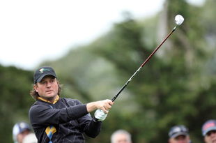 SAN FRANCISCO - OCTOBER 11:  Tim Clark of South Africa and the International Team on the 2nd hole during the Day Four Singles Matches in The Presidents Cup at Harding Park Golf Course on October 11, 2009 in San Francisco, California  (Photo by David Cannon/Getty Images)