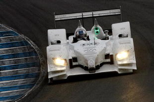 MONTEREY, CA - OCTOBER 10:  The #66 de Ferran Motorsports XM Radio Acura ARX-02a driven by Gil de Ferran and Simon Pagenaud during the ALMS Monterey Sports Car Championships at Mazda Laguna Seca Raceway on October 10, 2009 in Monterey, California.  (Photo by Jonathan Ferrey/Getty Images)