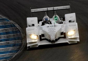 MONTEREY, CA - OCTOBER 10:  The #66 de Ferran Motorsports XM Radio Acura ARX-02a driven by Gil de Ferran and Simon Pagenaud during the ALMS Monterey Sports Car Championships at Mazda Laguna Seca Raceway on October 10, 2009 in Monterey, California.  (Photo by Jonathan Ferrey/Getty Images)