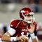 ARLINGTON, TX - OCTOBER 03:  Quarterback Ryan Mallett #15 of the Arkansas Razorbacks drops back to pass against the Texas A&M Aggies at Cowboys Stadium on October 3, 2009 in Arlington, Texas.  (Photo by Ronald Martinez/Getty Images)
