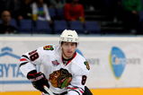 HELSINKI, FINLAND - OCTOBER 03:  #88 Patrick Kane of the Chicago Blackhawks in action during The Compuware/NHL Premiere Helsinki series match between the Chicago Blackhawks and the Florida Panthers at the Hartwall Areena on October 3, 2009 in Helsinki, Finland.  (Photo by Richard Heathcote/Getty Images)