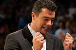 WESTWOOD, CA - JANUARY 12:  Head Coach Tony Bennett of the Washington State University Cougars reacts after the UCLA Bruins scored late in the second half of their NCAA Pac-10 game on January 12, 2008 at Pauley Pavilion in Westwood, California.  The Bruins defeated the Cougars 81-74.  (Photo by Victor Decolongon/Getty Images)